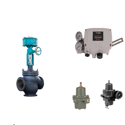 Pneumatisches Steuerventil mit Original Rotork YT-2500 Smart Valve Positioner und Fisher 67CFR Filter Regulator