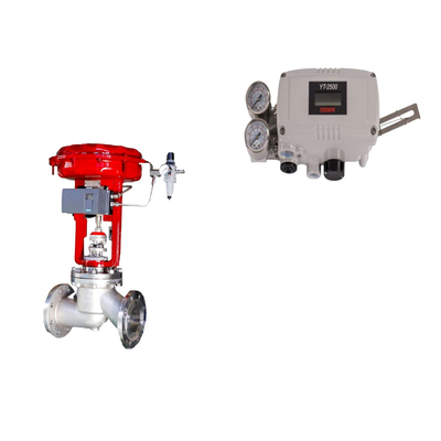 Pneumatisches Steuerventil mit Original Rotork YT-2500 Smart Valve Positioner und Masoneilan 78-40 Filterregler