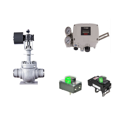 Pneumatisches Steuerventil mit Original Rotork YT-2500 Smart Valve Positioner und Rotork Limit Switch
