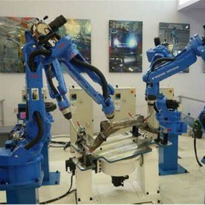 Industrieller Roboterarm 6 Achsen Yaskawa GP35L mit CNGBS-Robotergreifer für automatisierten Handling-Roboter