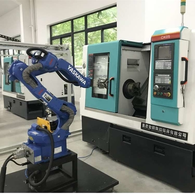 Industrieller Roboterarm 6 Achsen Yaskawa GP35L mit CNGBS-Robotergreifer für automatisierten Handling-Roboter