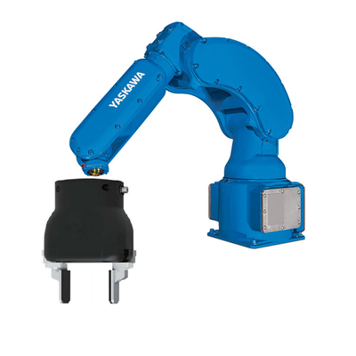 Autolackierung Roboterarm 6 Achse Yaskawa MPX1150 mit CNGBS Robotergreifer zum Lackieren von Roboterwand