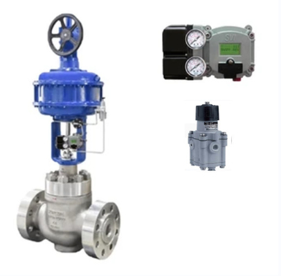 Stabiler Masoneilan 78-40 Luftfilter-Regulator und Masoneilan SVI2 Ventilpositionierer für pneumatische Steuerventile