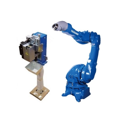 Malerei 6 Achsen Roboterarm Yaskawa MPX2600 mit CNGBS-Waffenreinigungsstation für Malerroboter