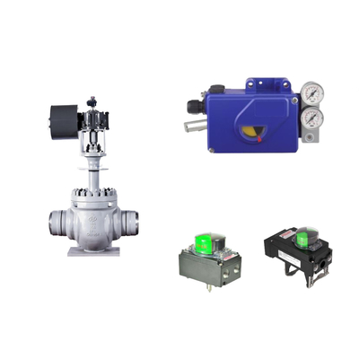 Chinesisches Pneumatisches Steuerventil mit Intelligent Original Foxboro SRI990 Ventil Positionierer und Rotork Limit Switch
