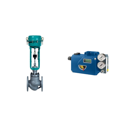 Chinesisches Pneumatisches Steuerventil mit Intelligent Original Foxboro SRD991 Ventil Positionierer und Burkert Solenoidventil