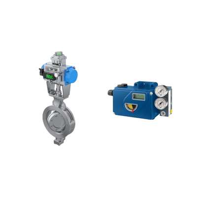 Chinesisches Pneumatisches Steuerventil mit Intelligent Original Foxboro SRD991 Ventil Positionierer und Burkert Solenoidventil