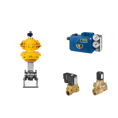 Chinesisches Pneumatisches Steuerventil mit Intelligent Original Foxboro SRD991 Ventil Positionierer und Burkert Solenoidventil