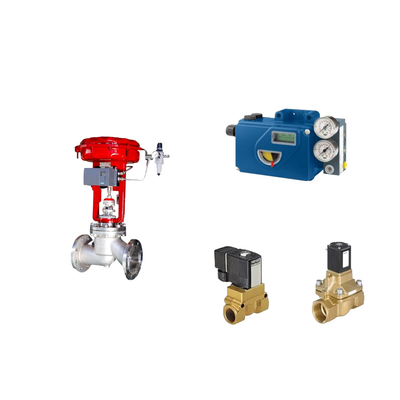 Chinesisches Pneumatisches Steuerventil mit Intelligent Original Foxboro SRD991 Ventil Positionierer und Burkert Solenoidventil