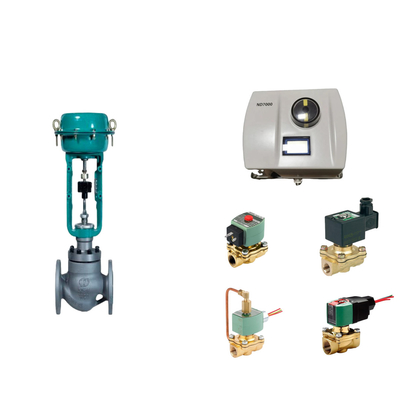 Pneumatisches Steuerventil mit Neles ND7000 Intelligenter Ventilpositionierer mit Asco-Solenoidventil als Ventillieferant Sto