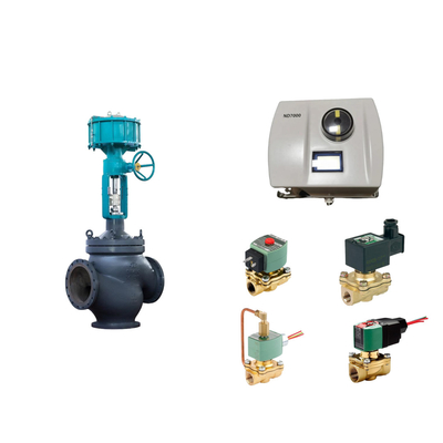 Pneumatisches Steuerventil mit Neles ND7000 Intelligenter Ventilpositionierer mit Asco-Solenoidventil als Ventillieferant Sto