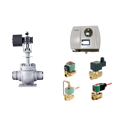 Pneumatisches Steuerventil mit Neles ND7000 Intelligenter Ventilpositionierer mit Asco-Solenoidventil als Ventillieferant Sto