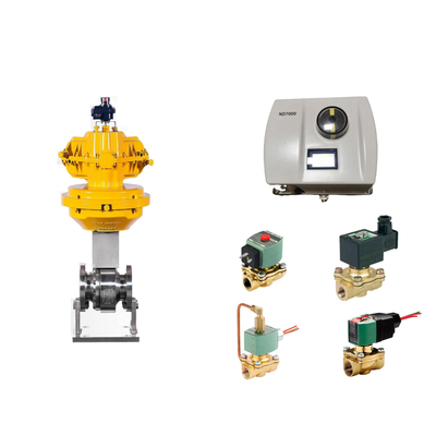 Pneumatisches Steuerventil mit Neles ND7000 Intelligenter Ventilpositionierer mit Asco-Solenoidventil als Ventillieferant Sto