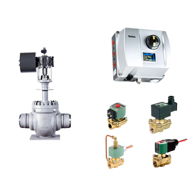 Chinesisches Pneumatisches Steuerventil mit Neles ND9000 Intelligenter Ventilpositionierer mit Asco-Solenoidventil