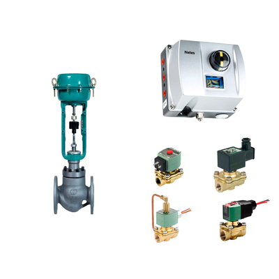 Chinesisches Pneumatisches Steuerventil mit Neles ND9000 Intelligenter Ventilpositionierer mit Asco-Solenoidventil