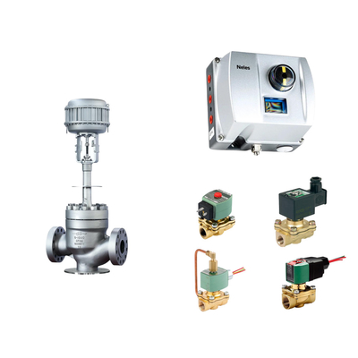 Chinesisches Pneumatisches Steuerventil mit Neles ND9000 Intelligenter Ventilpositionierer mit Asco-Solenoidventil