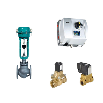 Chinesisches Pneumatisches Steuerventil mit Neles ND9000 Intelligenten Ventil Positionierer und Burkert Solenoidventil
