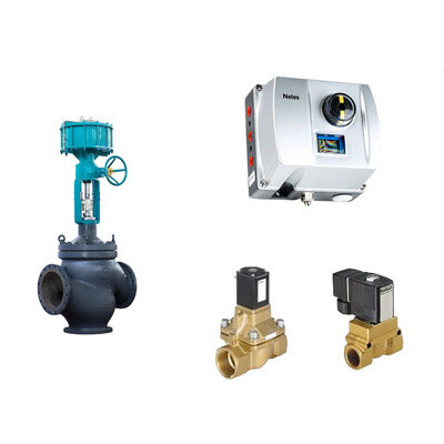 Chinesisches Pneumatisches Steuerventil mit Neles ND9000 Intelligenten Ventil Positionierer und Burkert Solenoidventil