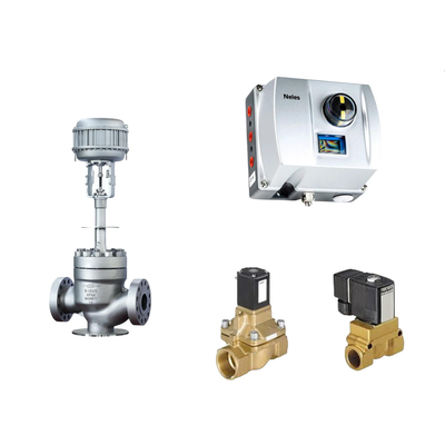 Chinesisches Pneumatisches Steuerventil mit Neles ND9000 Intelligenten Ventil Positionierer und Burkert Solenoidventil