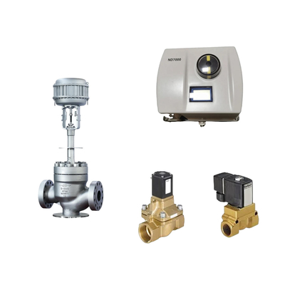 Chinesisches Pneumatisches Steuerventil mit Intelligenten Original-Neles-ND7000-Ventilpositionierer und Burkert-Solenoidventil