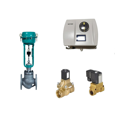 Chinesisches Pneumatisches Steuerventil mit Intelligenten Original-Neles-ND7000-Ventilpositionierer und Burkert-Solenoidventil