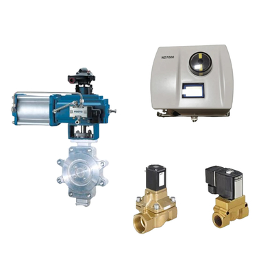 Chinesisches Pneumatisches Steuerventil mit Intelligenten Original-Neles-ND7000-Ventilpositionierer und Burkert-Solenoidventil