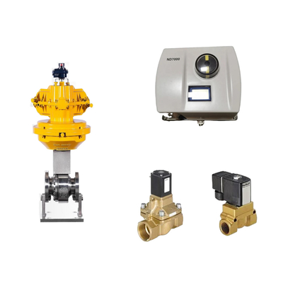 Chinesisches Pneumatisches Steuerventil mit Intelligenten Original-Neles-ND7000-Ventilpositionierer und Burkert-Solenoidventil
