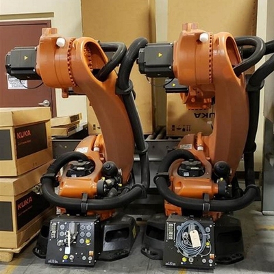 KUKA KR 180 R3200 PA 5-Achsen-Roboterarm mit 180 kg Nutzlast für Verpackungsmaschine als Pelletizing-Roboter