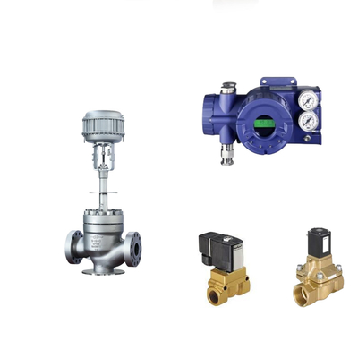 Chinesisches Pneumatisches Steuerventil mit Intelligenten Foxboro SRD960 Ventil Positionierer und Burkert Solenoidventil