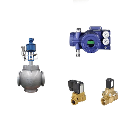 Chinesisches Pneumatisches Steuerventil mit Intelligenten Foxboro SRD960 Ventil Positionierer und Burkert Solenoidventil