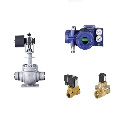 Chinesisches Pneumatisches Steuerventil mit Intelligenten Foxboro SRD960 Ventil Positionierer und Burkert Solenoidventil