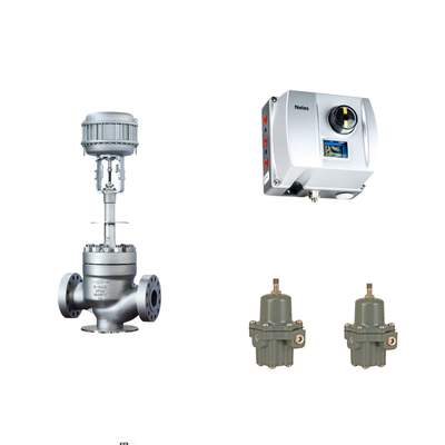 Chinesisches Pneumatisches Steuerventil mit Neles ND9000 Intelligenter Ventilpositionierer mit Fisher 67CFR Filterregulator