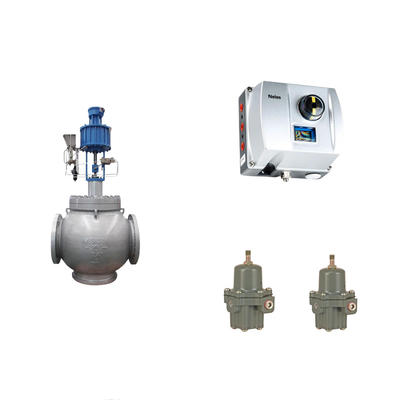 Chinesisches Pneumatisches Steuerventil mit Neles ND9000 Intelligenter Ventilpositionierer mit Fisher 67CFR Filterregulator