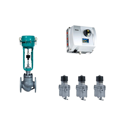Chinesisches Pneumatisches Steuerventil mit Neles ND9000 Intelligenter Ventilpositionierer mit Masoneilan 78-40 Filterregulator