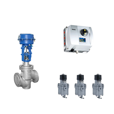 Chinesisches Pneumatisches Steuerventil mit Neles ND9000 Intelligenter Ventilpositionierer mit Masoneilan 78-40 Filterregulator