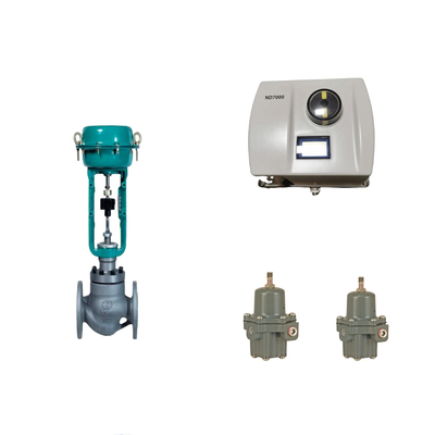 Chinesisches Pneumatisches Steuerventil mit Intelligenten Original-Neles ND7000-Ventilpositionierer und Fisher 67CFR-Filter-Regulator