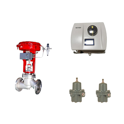Chinesisches Pneumatisches Steuerventil mit Intelligenten Original-Neles ND7000-Ventilpositionierer und Fisher 67CFR-Filter-Regulator