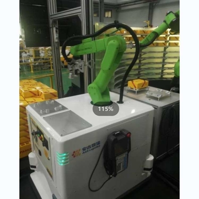 6 Axis Fanuc CRX-5iA Cobot Roboterarm mit CNGBS Roboterbekleidung für die Handhabung als kollaborativer Roboter
