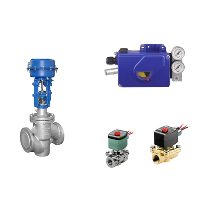 Chinesisches Pneumatisches Steuerventil mit Intelligenten Original Foxboro SRI990 Ventil Positionierer und ASCO Solenoidventil