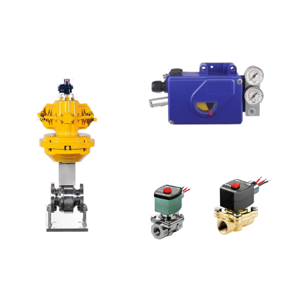 Chinesisches Pneumatisches Steuerventil mit Intelligenten Original Foxboro SRI990 Ventil Positionierer und ASCO Solenoidventil
