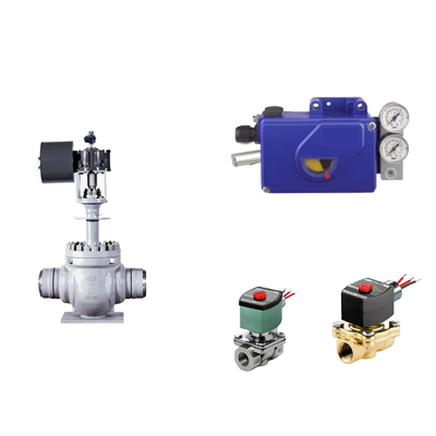 Chinesisches Pneumatisches Steuerventil mit Intelligenten Original Foxboro SRI990 Ventil Positionierer und ASCO Solenoidventil