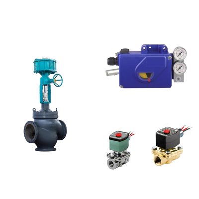 Chinesisches Pneumatisches Steuerventil mit Intelligenten Original Foxboro SRI990 Ventil Positionierer und ASCO Solenoidventil