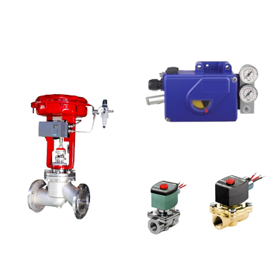 Chinesisches Pneumatisches Steuerventil mit Intelligenten Original Foxboro SRI990 Ventil Positionierer und ASCO Solenoidventil