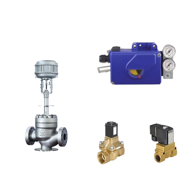 Chinesisches Pneumatisches Steuerventil mit Intelligenten Original Foxboro SRI990 Ventil Positionierer und Burkert Solenoidventil