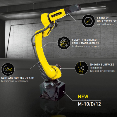 FANUC Roboter M-10iD/12 Industrieroboter mit 6 Achsen für die Materialbearbeitung