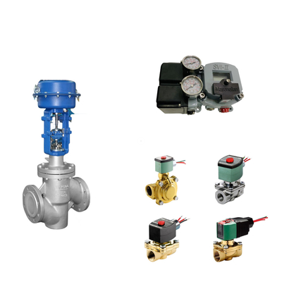 Chinesisches Pneumatisches Steuerventil mit Masoneilan SVI2-21123121 Ventilpositionierer und ASCO Solenoidventil
