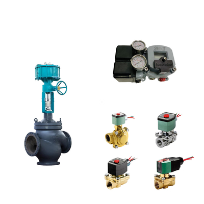 Chinesisches Pneumatisches Steuerventil mit Masoneilan SVI2-21113111 Ventilpositionierer und ASCO Solenoidventil