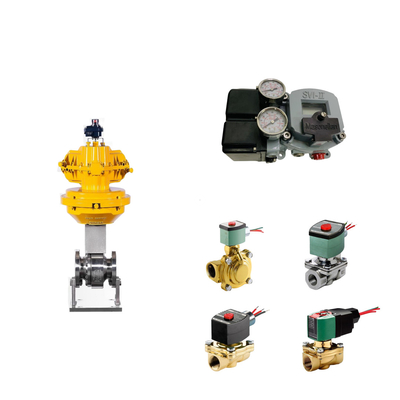 Chinesisches Pneumatisches Steuerventil mit Masoneilan SVI2-21113111 Ventilpositionierer und ASCO Solenoidventil
