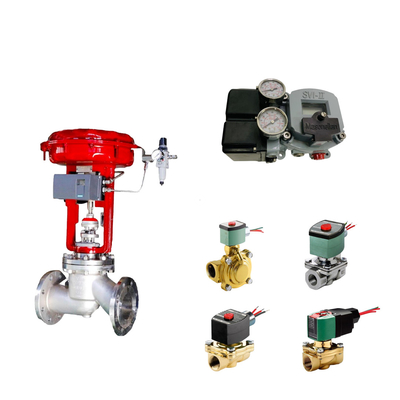 Chinesisches Pneumatisches Steuerventil mit Masoneilan SVI2-21113111 Ventilpositionierer und ASCO Solenoidventil