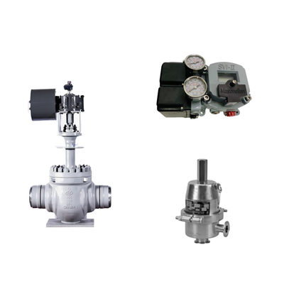 Chinesisches Pneumatisches Steuerventil mit Masoneilan SVI2-21113111 Ventilpositionierer und Fisher SR5 Druckreglerventil